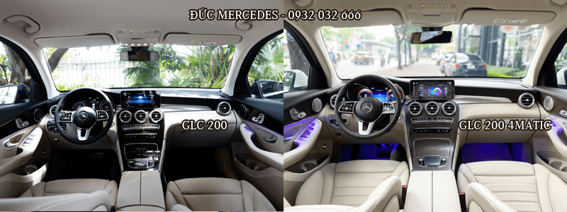 So sánh Mercedes GLC 200 và GLC 200 4MATIC 2023. Mua xe nên chọn phiên bản nào? - Mercedes Đà Nẵng