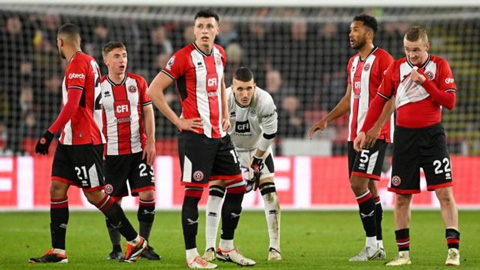 Sheffield United bị chê tệ nhất lịch sử NHA, CĐV rời sân chỉ sau 15 phút - Bongdaplus.vn