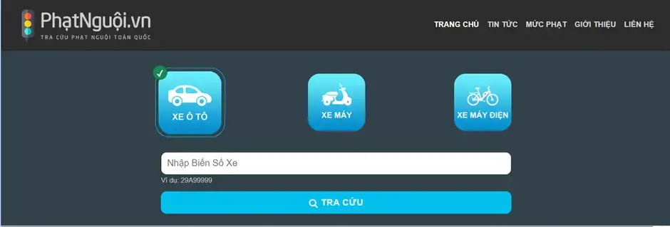 6 cách kiểm tra mức phạt ô tô mới nhất năm 2025 và những lỗi thường gặp